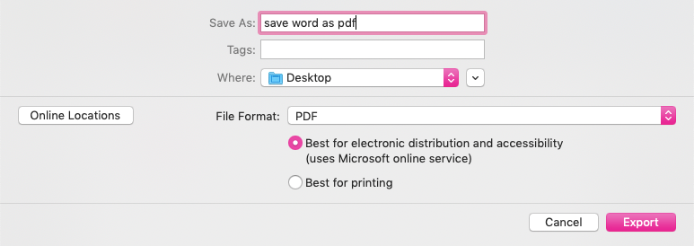 ms word 2011 for mac not saving my documents